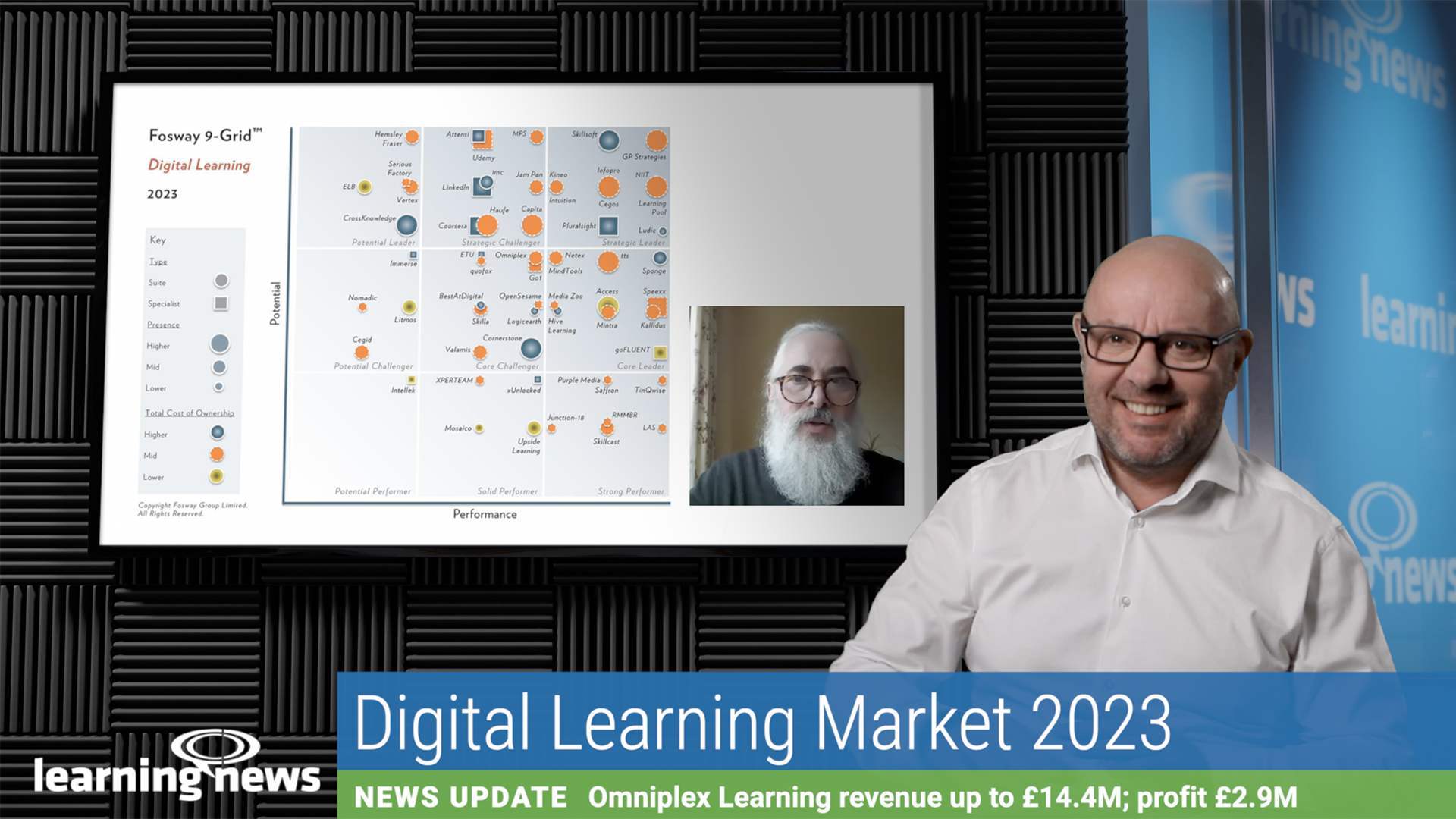 Digital Learning Market 2023: David Perring from Fosway joins Rob Clarke on Learning News to discuss the 2023 9-Grid™ for Digital Learning